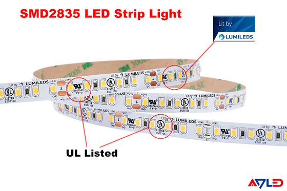 সুপার ব্রাইট সাদা LED স্ট্রিপ লাইট জলরোধী IP65